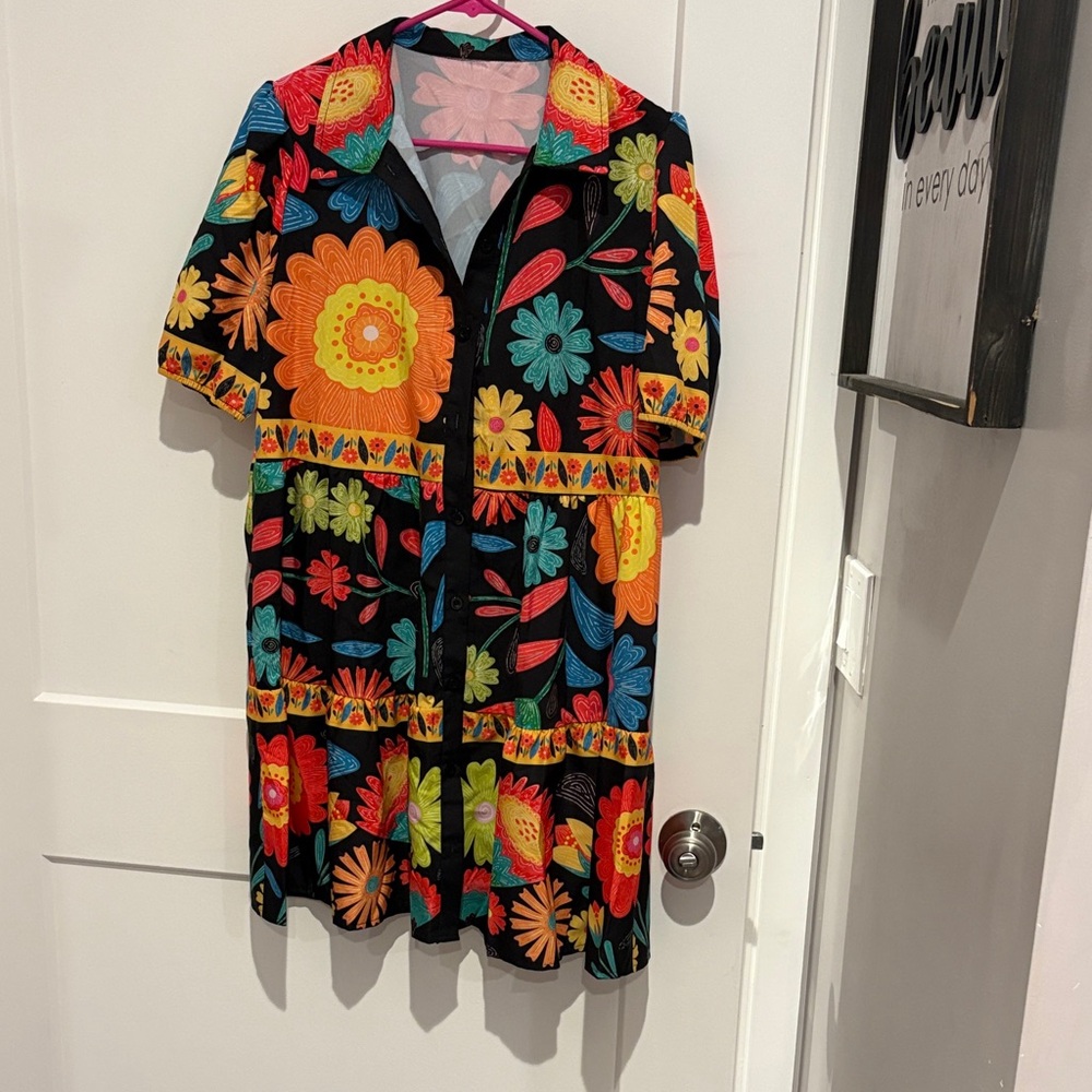 Colorful Floral Dress